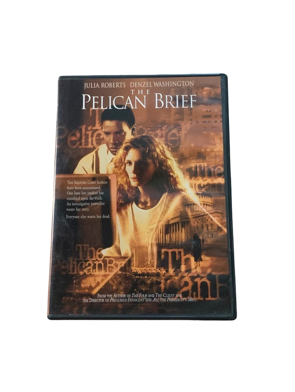 The Pelican Brief DVD 2000 Julia Roberts Denzel Washington Legal Thriller